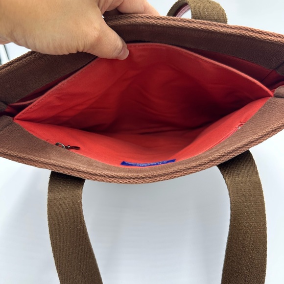 AUTHENTIC BURBERRY BLUE LABEL CANVAS, LEATHER HANDBAG - Picture 6 of 12